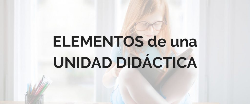 qué elementos componen una unidad didáctica o de trabajo