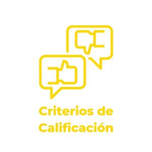 qué son los criterios de calificación